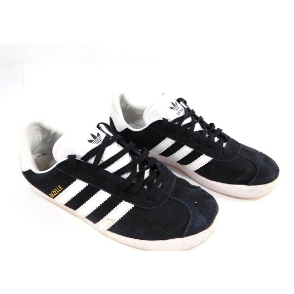 Adidas Originals Gazelle Ladies Black White Shoes 6.5 - Picture 3 of 6